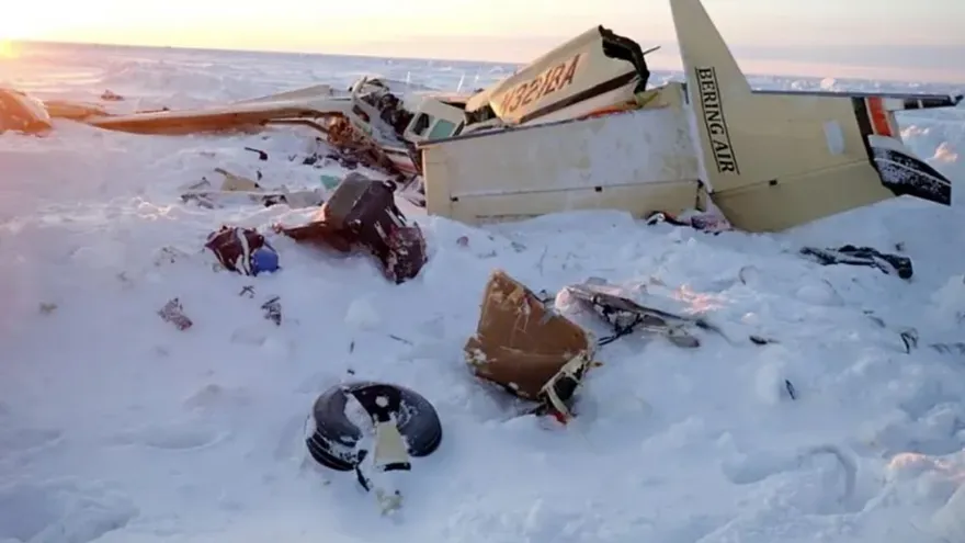 Accidente aéreo en Alaska, aeronave Bering Air (imágen con fines ilustrativos)