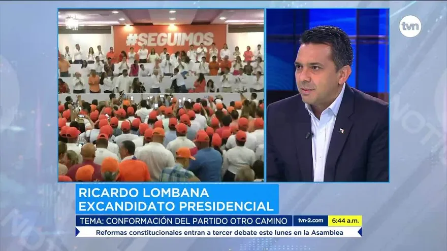 Lombana explica razones por las que busca creación de un partido