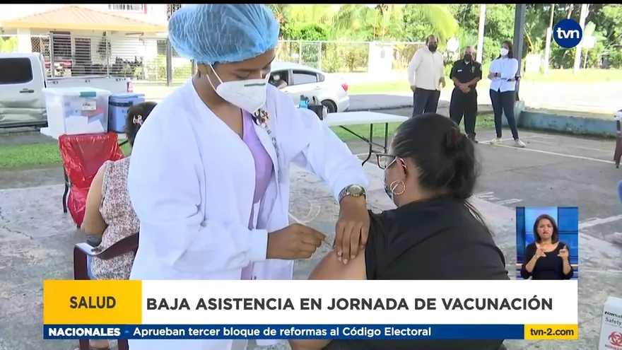 Baja asistencia en vacunación en Chiriquí