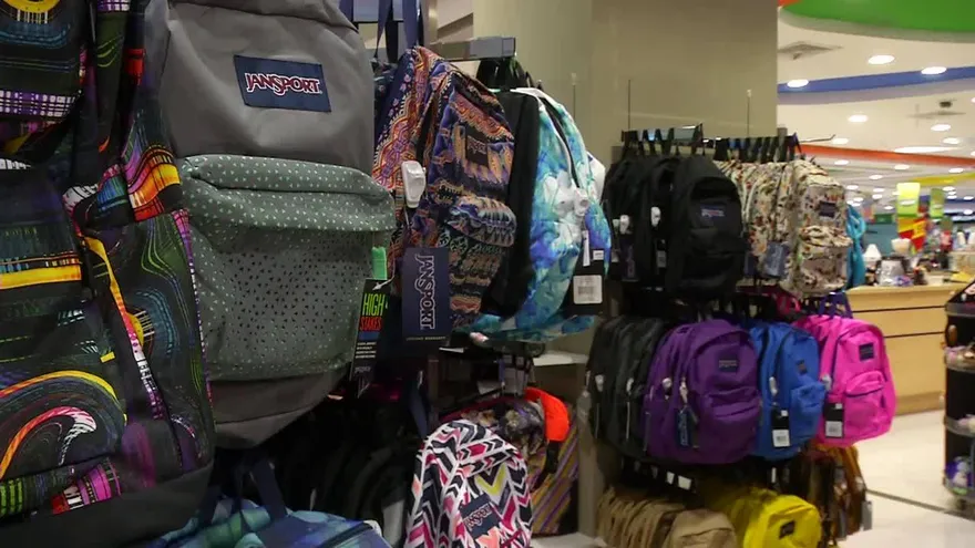 Útiles escolares que están libres de impuestos