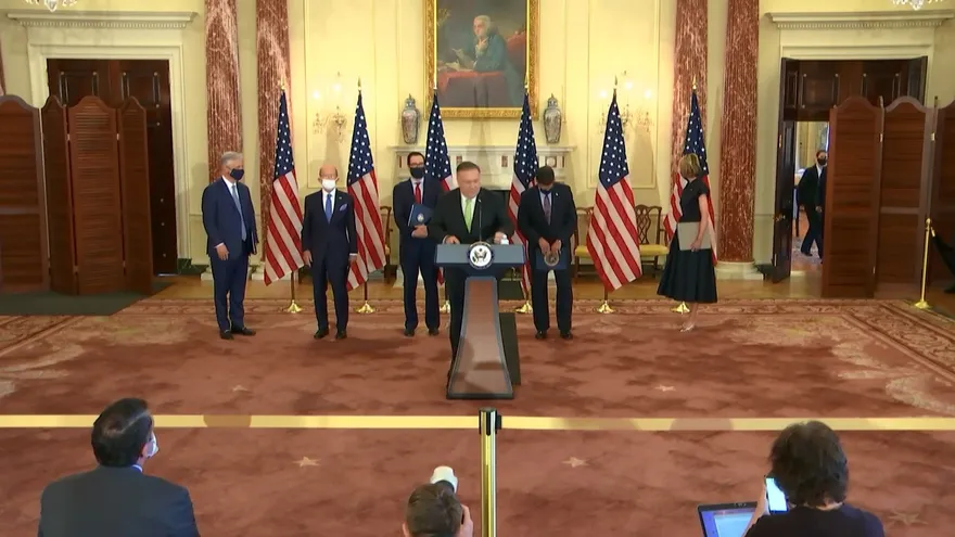 EEUU anuncia sanciones "de la ONU" contra Irán y Maduro