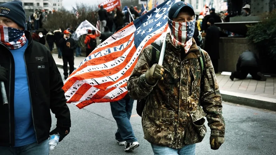 Trump tuiteó el mes pasado que sus seguidores deberían encontrarse en Washington DC para lo que prometió sería un día de protestas "salvaje".