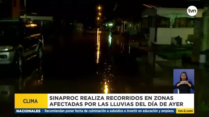 Unas 60 viviendas resultan afectas por mal tiempo en Panamá Oeste