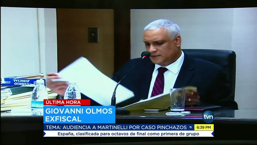 Martinelli comparece a audiencia intermedia.