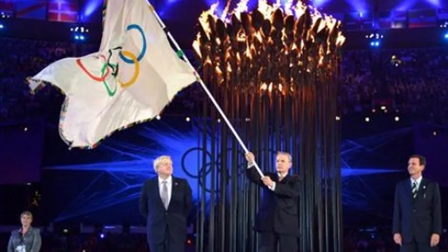 La bandera olímpica llega a Río de Janeiro