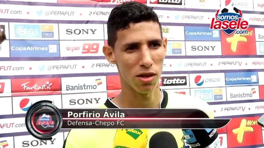 Escuche las declaraciones del defensa del Chepo FC Porfirio Ávila antes de viajar al Perú