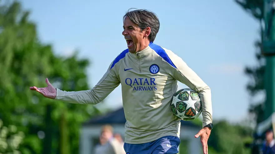 Simone Inzaghi entrenador del Inter Milan