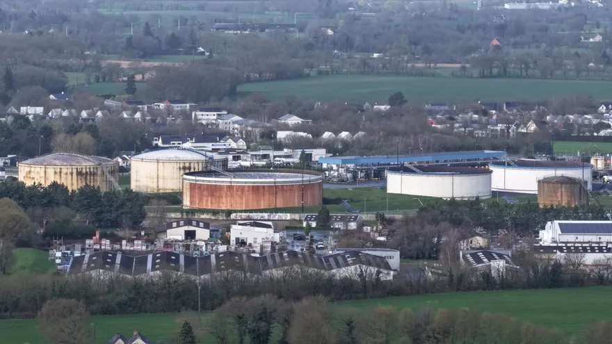 Producción de gases y petróleo en Francia