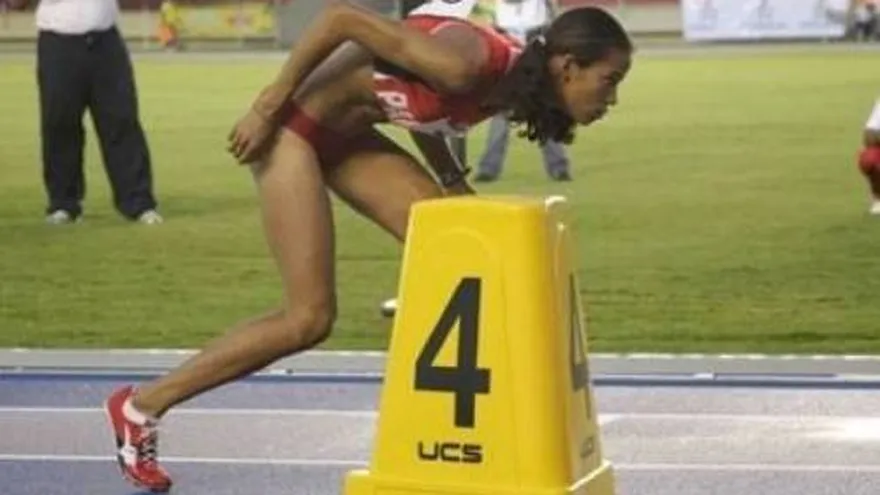 Andrea Ferris fue víctima del nerviosismo