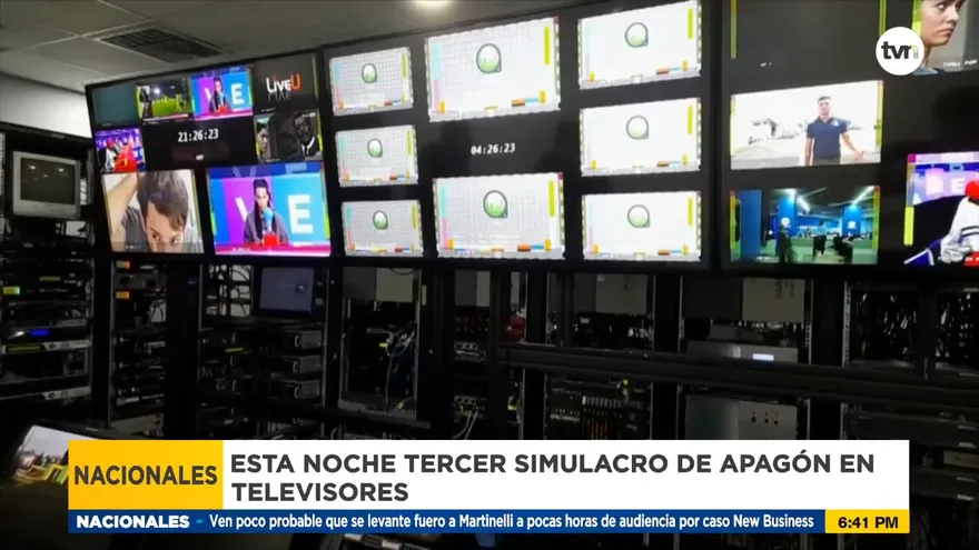 Tercer simulacro de apagón de la señal análoga de televisión