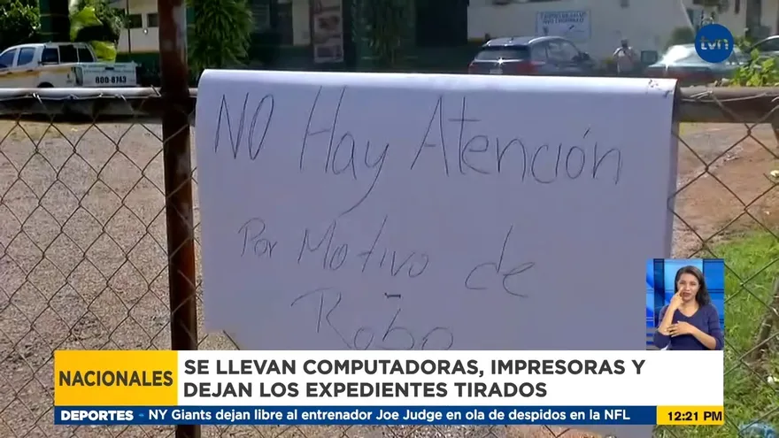 Delincuentes roban en el centro de salud de Nuevo Chorrillo