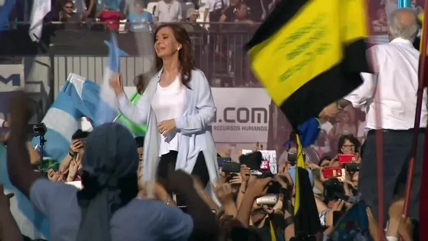 Cristina Kirchner será candidata a vicepresidente en Argentina