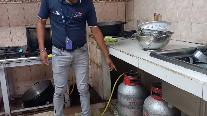 se registra inspecciones en restaurantes por irregularidades de tanques de gas