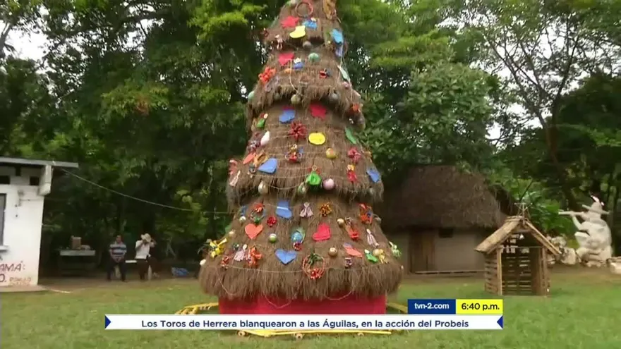 Elaboran arbolito ecológico de Coclé