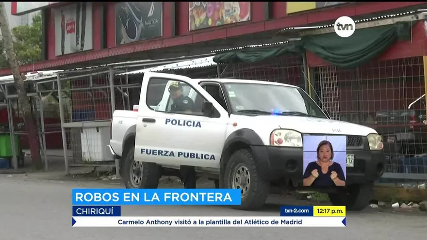 Preocupación en Chiriquí por aumento de asaltos en la frontera