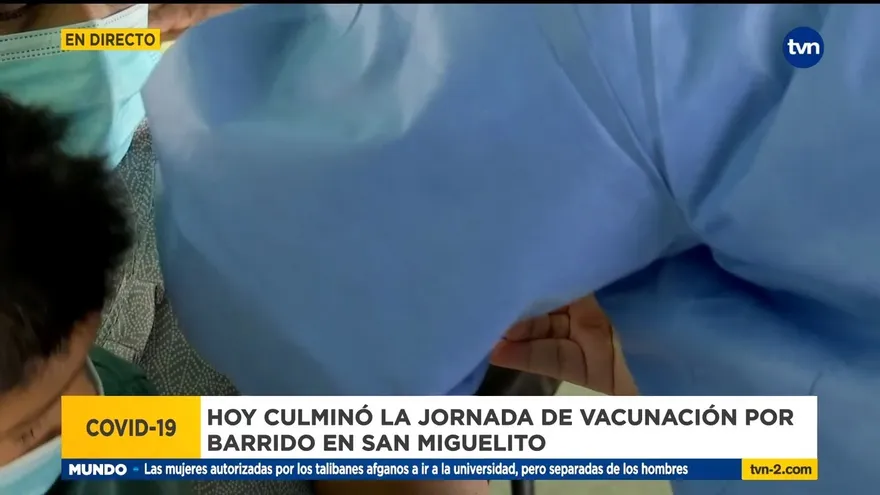 Culmina vacunación por barrido en San Miguelito