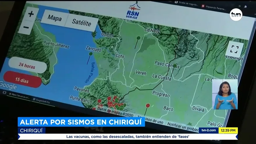 Geólogo alerta a Sinaproc sobre sismos en Chiriquí