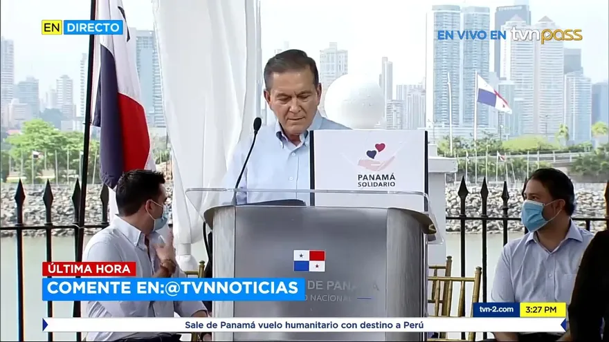 Cortizo anuncia cobro de bono solidario con la cédula a partir del 30 de abril