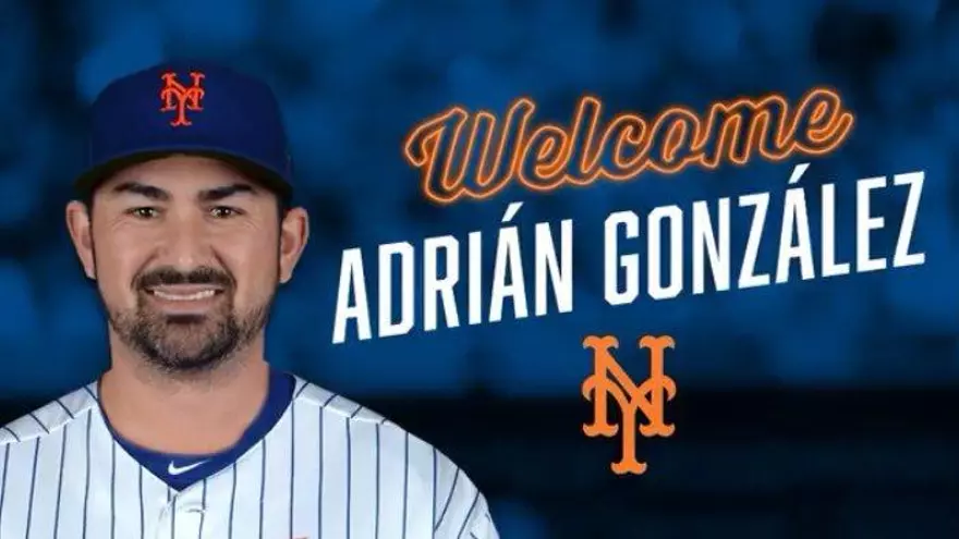 Adrián González deja los Dodgers para jugar con los Mets de la MLB