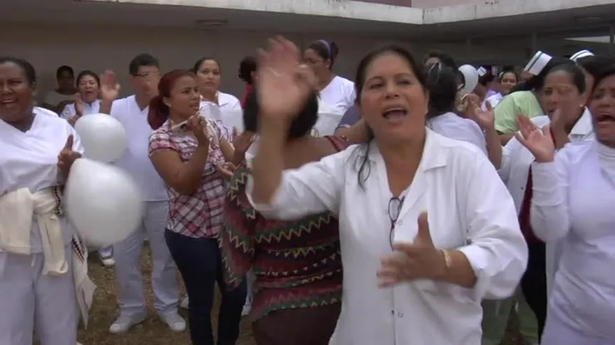 Protestas en hospital de la 24 de Diciembre