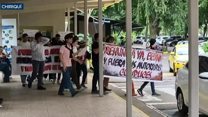 Protestas en la UNACHI