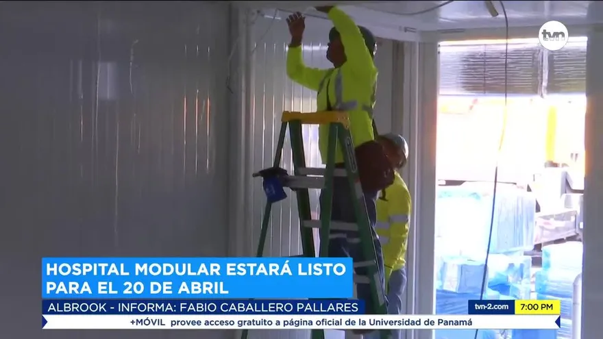 Hospital modular estará listo para el 20 de abril