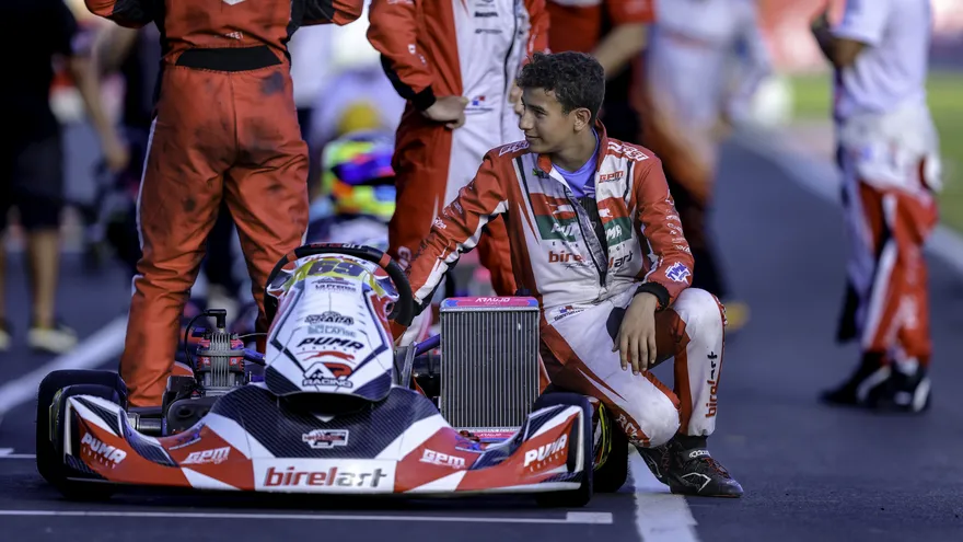 Gianmetteo Rousseau piloto panameño de karting