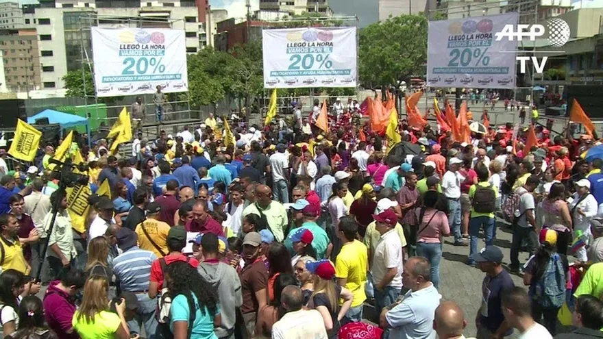 Oposición venezolana: referendo revocatorio no es negociable