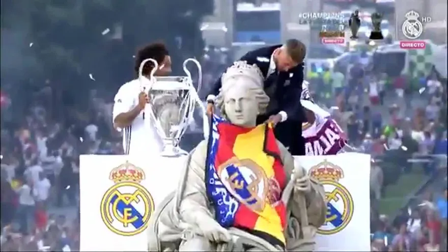 La Cibeles recibe "La Orejona"