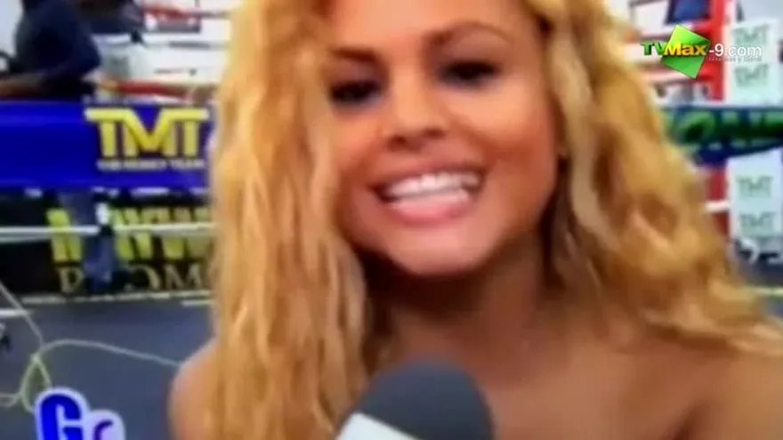 Liza Hernández ayuda a Mayweather en su preparación