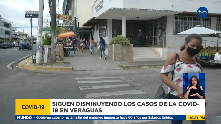 Casos positivos de la Covid en Veraguas siguen disminuyendo