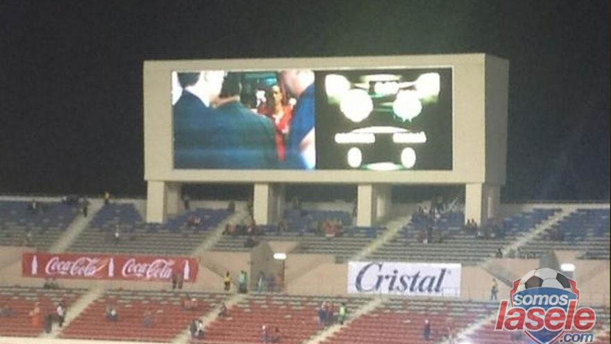 Panamá ya está en el estadio, en pantalla gigante