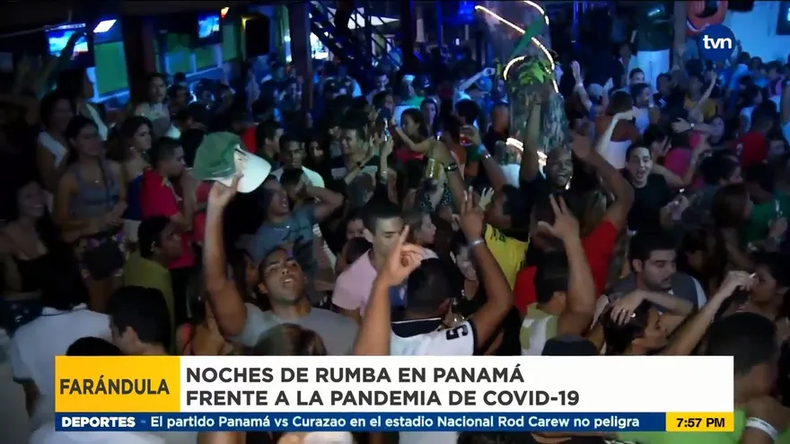 Noches de rumba en Panamá frente a la pandemia de covid-19