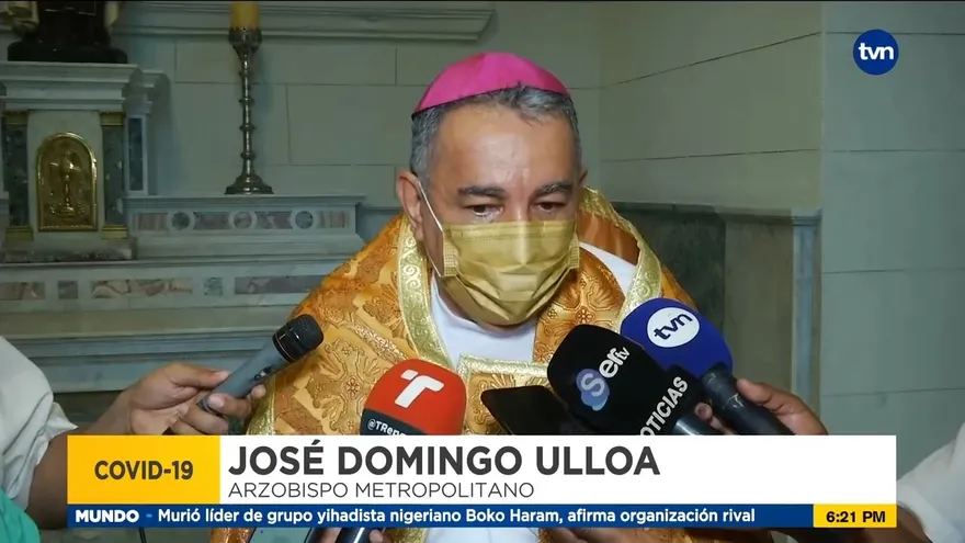Monseñor Ulloa llama atención de jóvenes por casos de covid