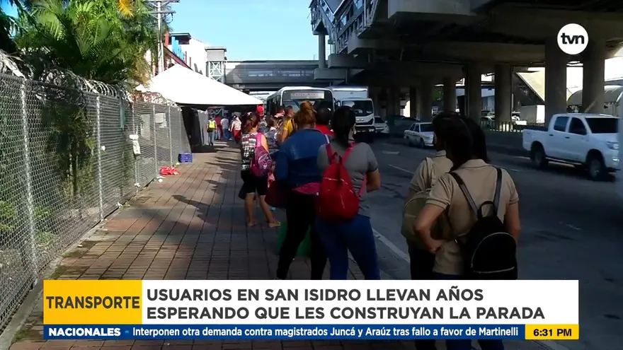 Usuarios de San Isidro llevan años sin paradas