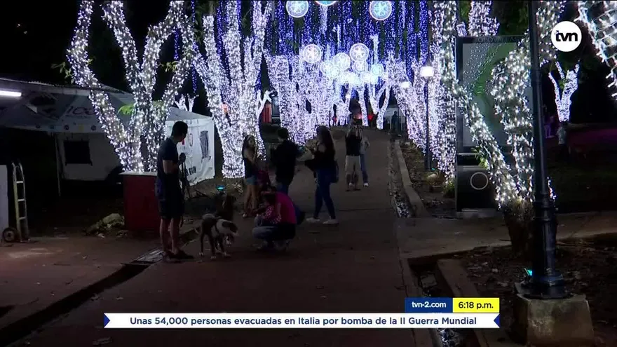 El Parque Omar se viste de Navidad