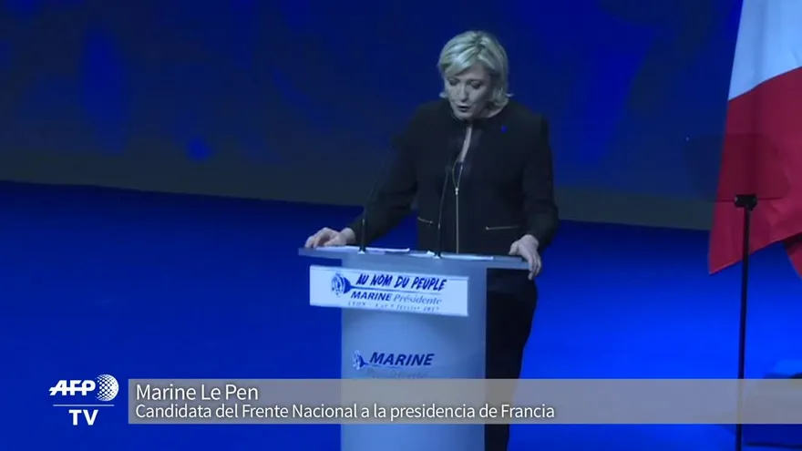 Arranca carrera presidencial en Francia con Le Pen a la cabeza