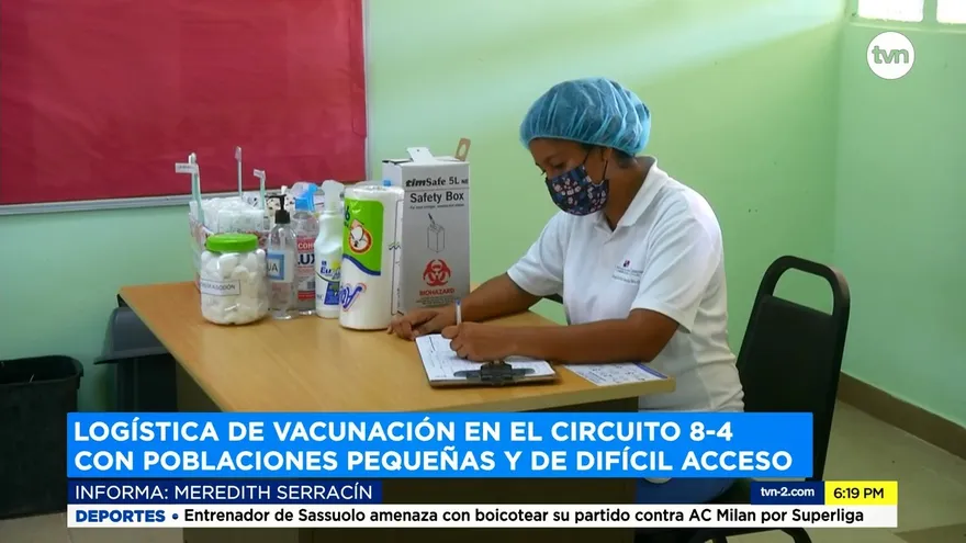 Así será la logística de la vacunación circuito 8-4