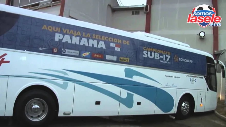 Llegada de la selección Sub-17 de Panamá