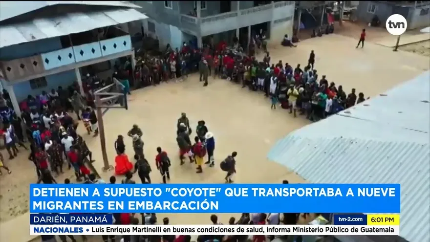 Detienen a supuesto ‘coyote’ en Darién