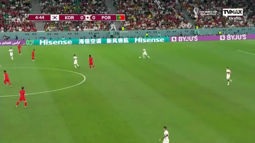 Corea del Sur vs Portugal. Gol de Portugal, anotado por Ricardo Horta