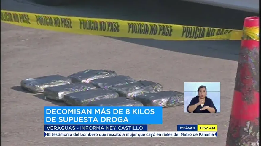 Decomisan 8 kilos de droga en Veraguas