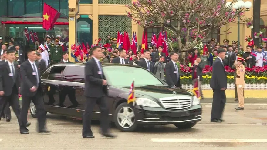 Kim Jong Un llega a Vietnam para su segunda cumbre con Trump