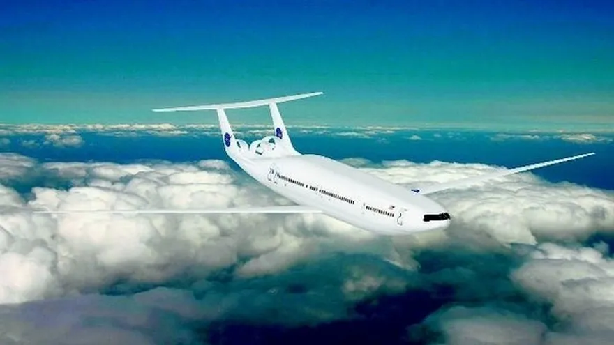 El primer avión sin hélices ni combustible levanta el vuelo