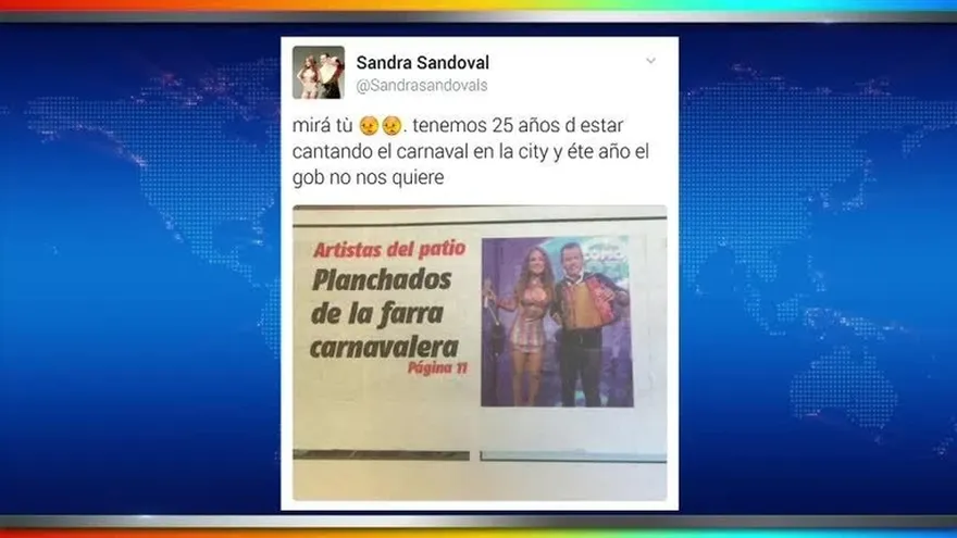 Him responde a Sandra Sandoval