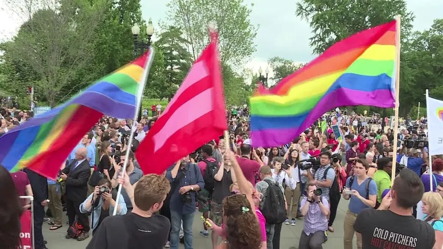Celebran aprobación del matrimonio gay en EEUU