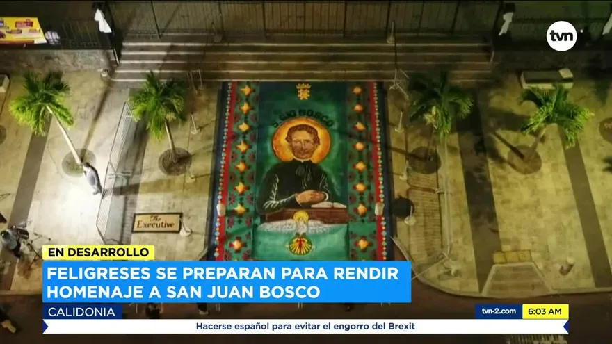 Cientos veneran a Don Bosco en la capital panameña