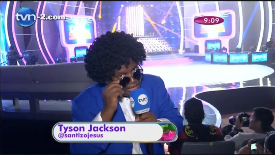 Backstage Tu Cara Me Suena (Tyson Jackson)