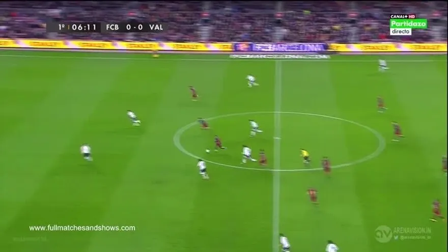 Barcelona ganó 7-0 al Valencia con goles de Messi y Suárez