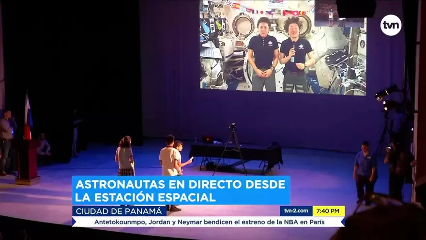 Estudiantes panameños conversaron con astronautas desde el espacio